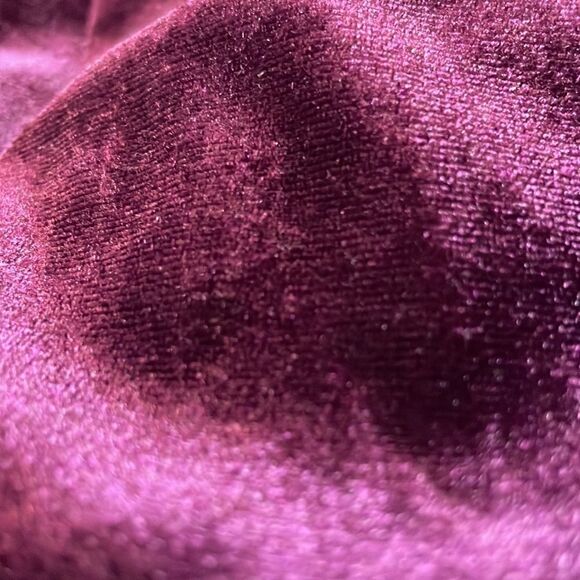 NANETTE lepore Purple Velour Sweetheart Illusion Lace Yoke Sleeveless Dress - Picture 8 of 10